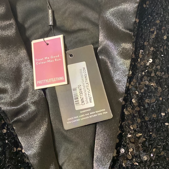 Black sequin jumpsuit - Picture 3 of 3